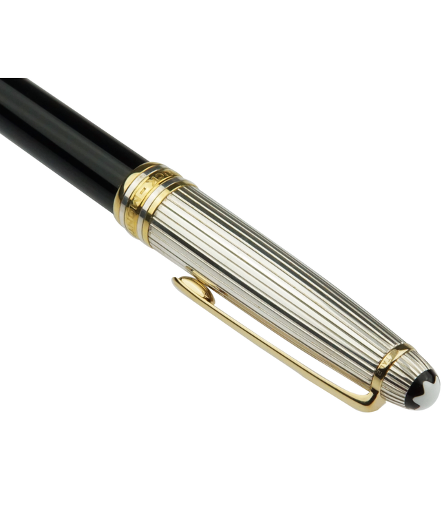 Montblanc Meisterstück Solitaire Doué 925er Sterling Silber Füller No.144 Classique