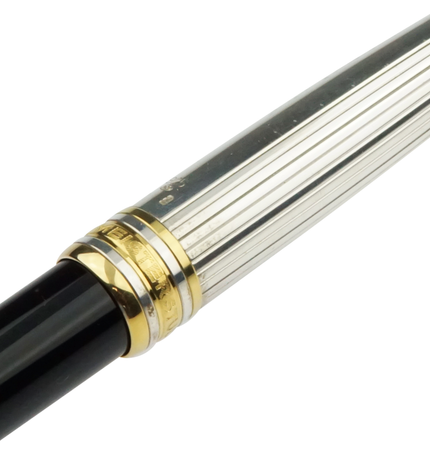 Montblanc Meisterstück Solitaire Doué 925er Sterling Silber Füller No.144 Classique