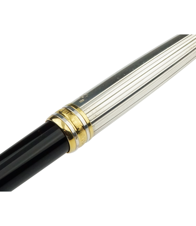 Montblanc Meisterstück Solitaire Doué 925er Sterling Silber Füller No.144 Classique