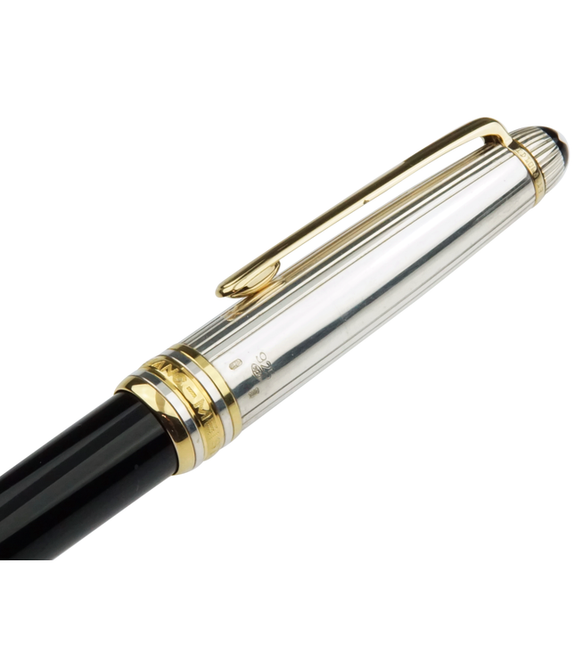 Montblanc Meisterstück Solitaire Doué 925er Sterling Silber Füller No.144 Classique