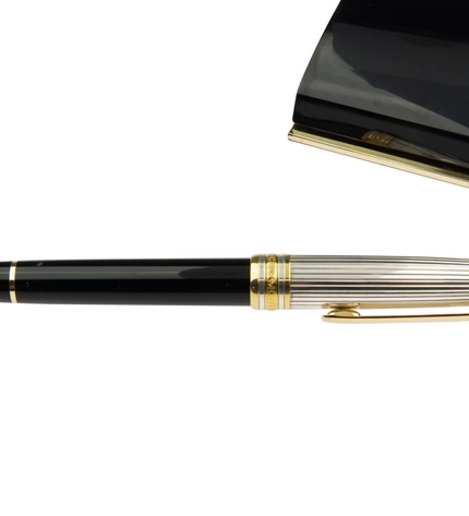 Montblanc Meisterstück Solitaire Doué 925er Sterling Silber Füller No.144 Classique