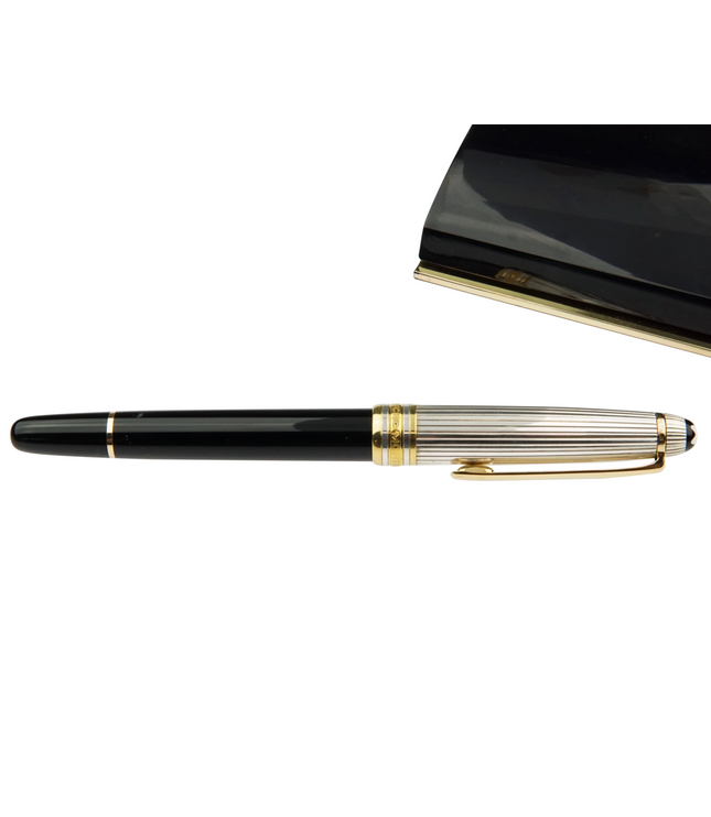 Montblanc Meisterstück Solitaire Doué 925er Sterling Silber Füller No.144 Classique