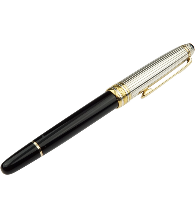 Montblanc Meisterstück Solitaire Doué 925er Sterling Silber Füller No.144 Classique