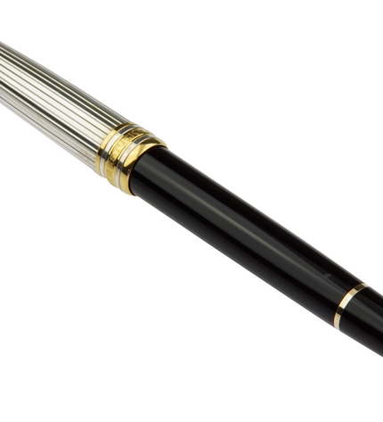 Montblanc Meisterstück Solitaire Doué 925er Sterling Silber Füller No.144 Classique