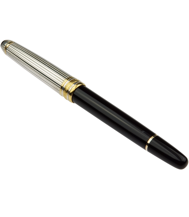 Montblanc Meisterstück Solitaire Doué 925er Sterling Silber Füller No.144 Classique