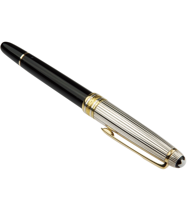 Montblanc Meisterstück Solitaire Doué 925er Sterling Silber Füller No.144 Classique