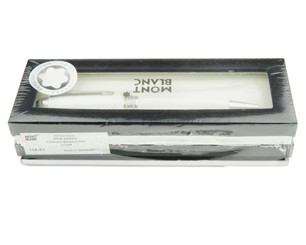 Montblanc Meisterstück White Solitaire Kugelschreiber No.164 Classique - Sealed - meisterstück-shop.de