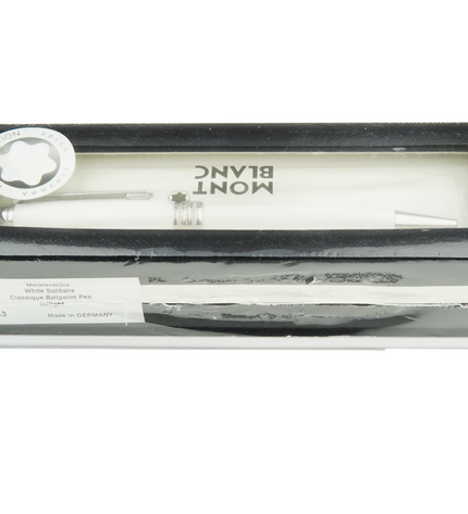 Montblanc Meisterstück White Solitaire Kugelschreiber No.164 Classique - Sealed