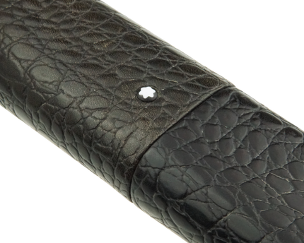 Montblanc Meisterstück Florence 3er Lederetui Schwarz Kroko - meisterstück-shop.de