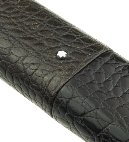 Montblanc Meisterstück Florence 3er Lederetui Schwarz Kroko