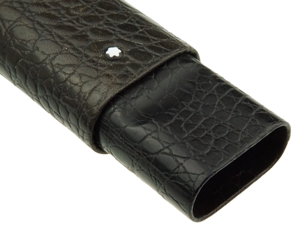 Montblanc Meisterstück Florence 3er Lederetui Schwarz Kroko - meisterstück-shop.de