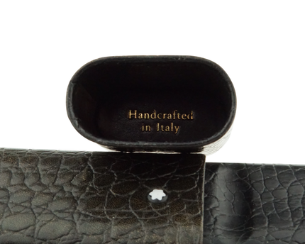 Montblanc Meisterstück Florence 3er Lederetui Schwarz Kroko - meisterstück-shop.de