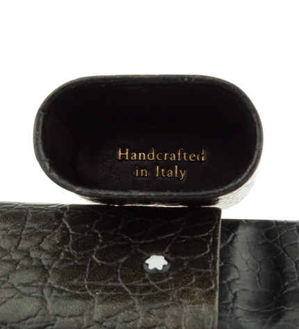 Montblanc Meisterstück Florence 3er Lederetui Schwarz Kroko
