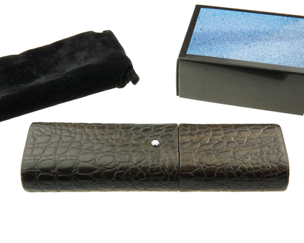 Montblanc Meisterstück Florence 3er Lederetui Schwarz Kroko - meisterstück-shop.de