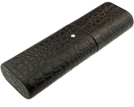 Montblanc Meisterstück Florence 3er Lederetui Schwarz Kroko - meisterstück-shop.de
