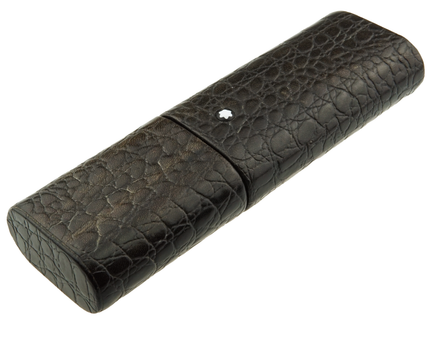 Montblanc Meisterstück Florence 3er Lederetui Schwarz Kroko - meisterstück-shop.de