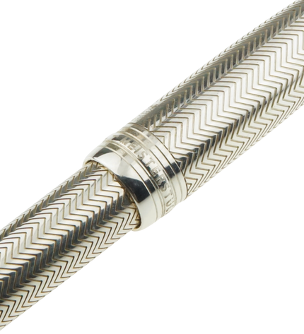 Montblanc Meisterstück Solitaire Silver Barley Kugelschreiber No.161 LeGrand