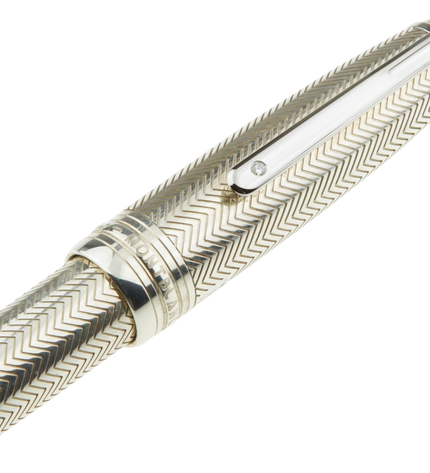 Montblanc Meisterstück Solitaire Silver Barley Kugelschreiber No.161 LeGrand