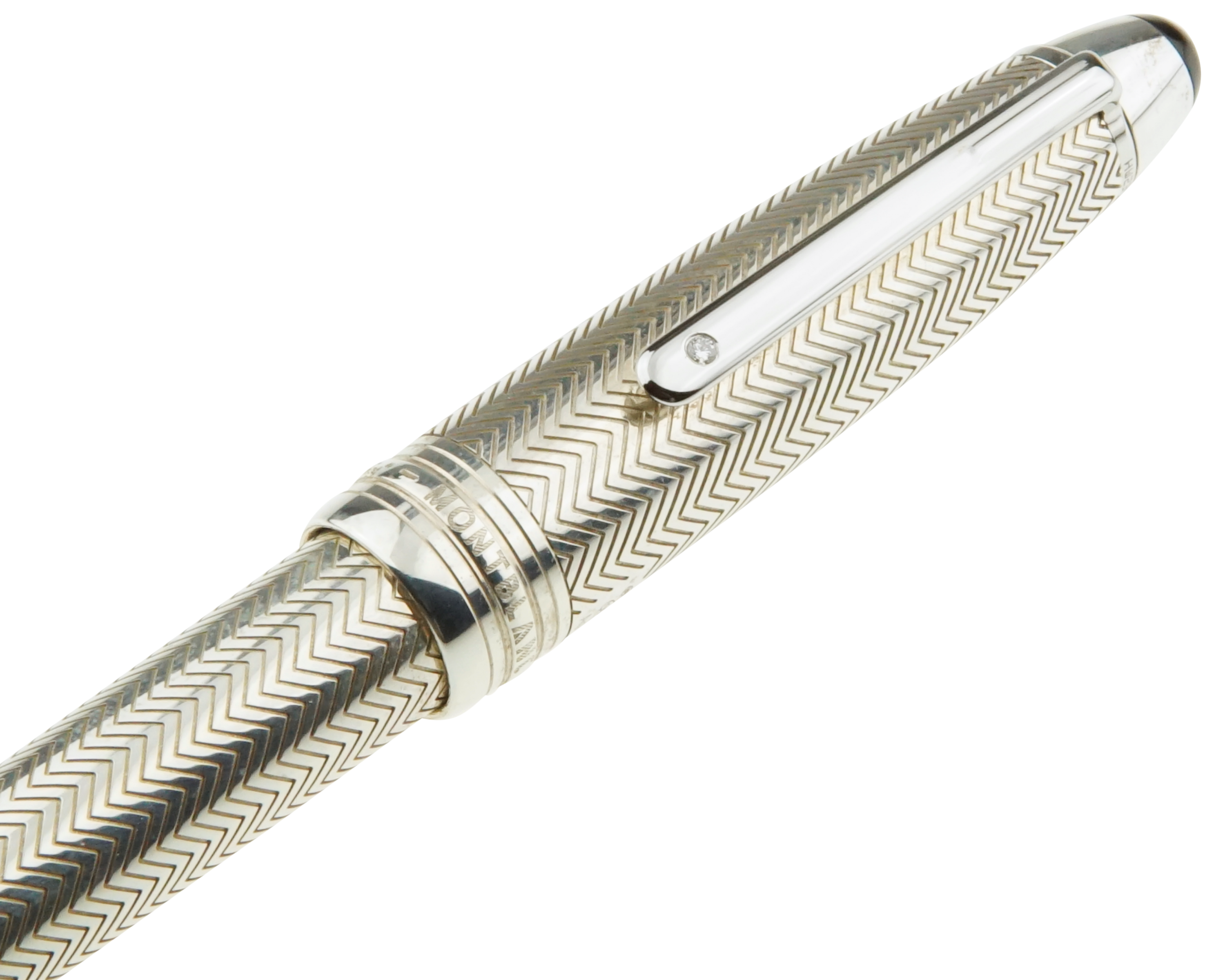 Montblanc Meisterstück Solitaire Silver Barley Kugelschreiber No Montblanc Meisterstück Solitaire Silver Barley Kugelschreiber No
