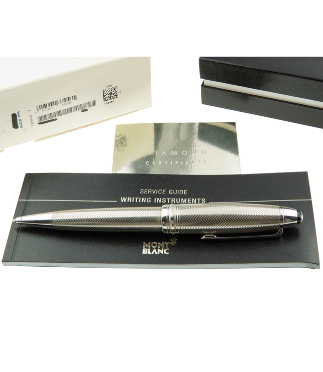 Montblanc Meisterstück Solitaire Silver Barley Kugelschreiber No.161 LeGrand