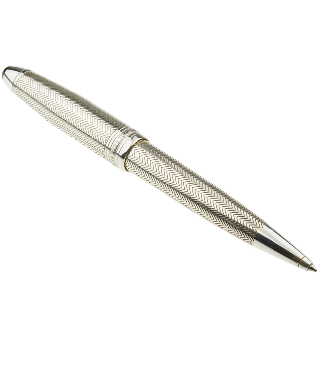 Montblanc Meisterstück Solitaire Silver Barley Kugelschreiber No.161 LeGrand