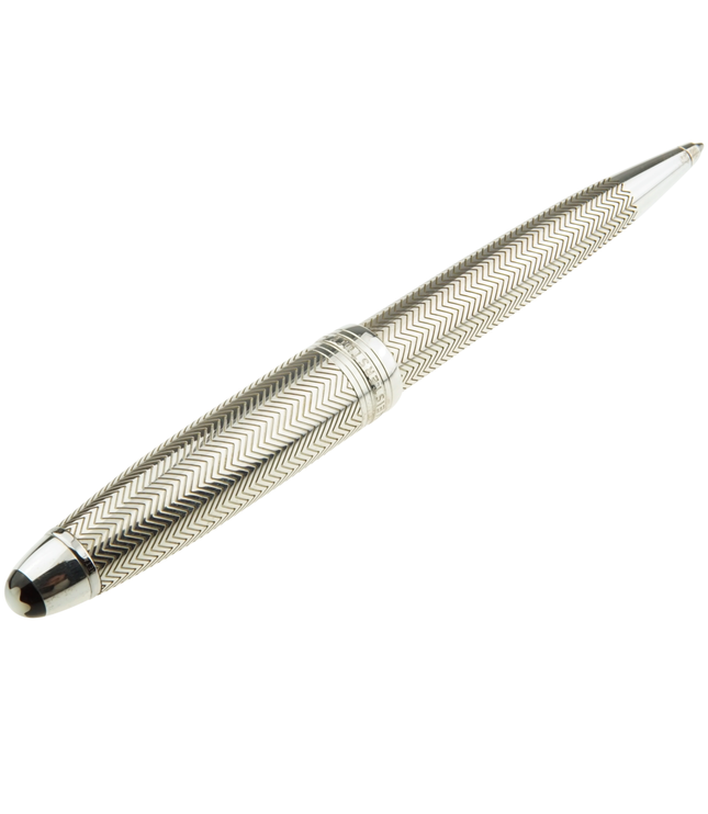Montblanc Meisterstück Solitaire Silver Barley Kugelschreiber No.161 LeGrand