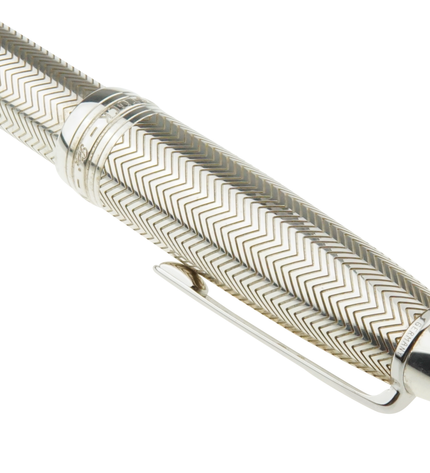 Montblanc Meisterstück Solitaire Silver Barley Kugelschreiber No.161 LeGrand