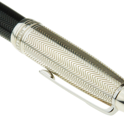 Montblanc Meisterstück Solitaire Doué Silver Barley Füller No.146 LeGrand