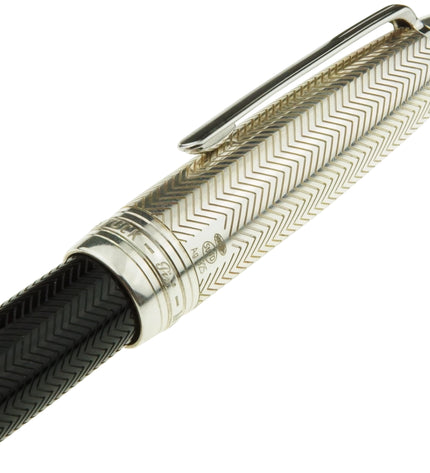 Montblanc Meisterstück Solitaire Doué Silver Barley Füller No.146 LeGrand