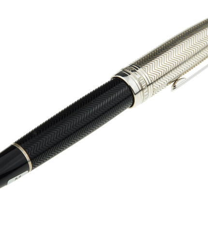 Montblanc Meisterstück Solitaire Doué Silver Barley Füller No.146 LeGrand
