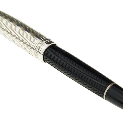Montblanc Meisterstück Solitaire Doué Silver Barley Füller No.146 LeGrand