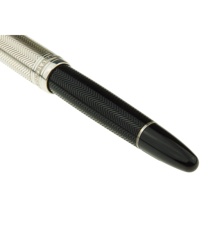 Montblanc Meisterstück Solitaire Doué Silver Barley Füller No.146 LeGrand