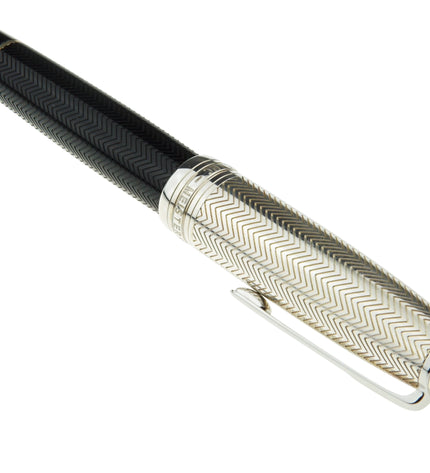 Montblanc Meisterstück Solitaire Doué Silver Barley Füller No.146 LeGrand