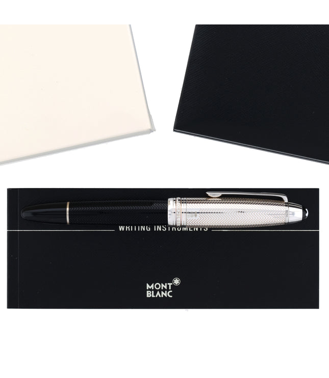 Montblanc Meisterstück Solitaire Doué Silver Barley Füller No.146 LeGrand