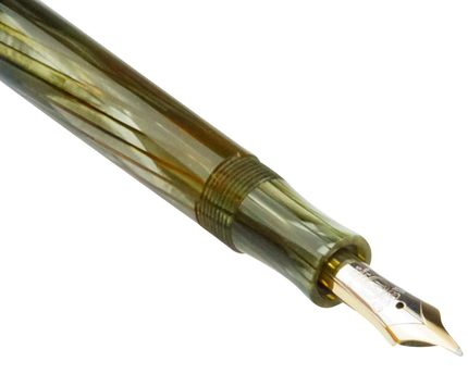Montblanc Meisterstück Füller No.144G Classique Grün Gestreift - Vintage Zelluloid - meisterstück-shop.de