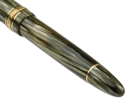 Montblanc Meisterstück Füller No.144G Classique Grün Gestreift - Vintage Zelluloid - meisterstück-shop.de
