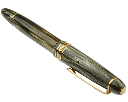 Montblanc Meisterstück Füller No.144G Classique Grün Gestreift - Vintage Zelluloid - meisterstück-shop.de