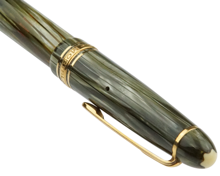 Montblanc Meisterstück Füller No.144G Classique Grün Gestreift - Vintage Zelluloid - meisterstück-shop.de