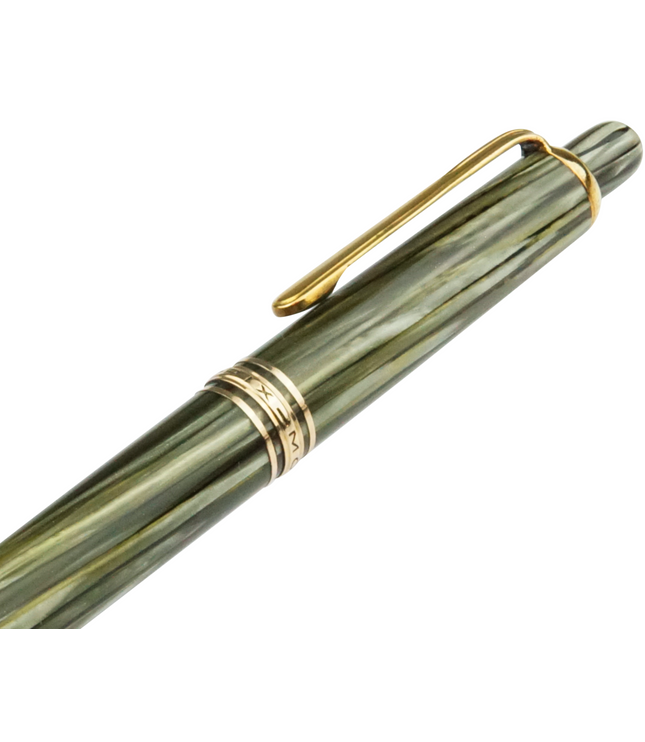 Montblanc PIX Bleistift Nr.172 L Grün Gestreift - Vintage Zelluloid