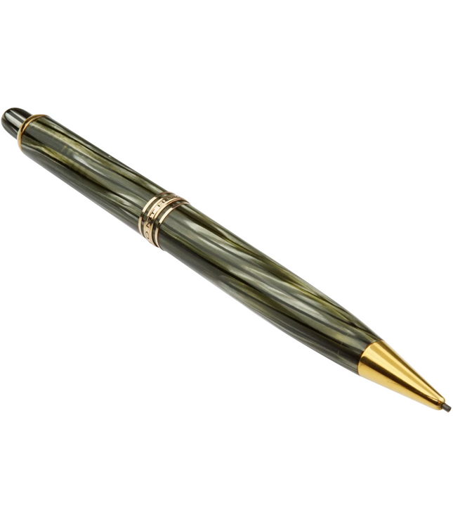 Montblanc PIX Bleistift Nr.172 L Grün Gestreift - Vintage Zelluloid