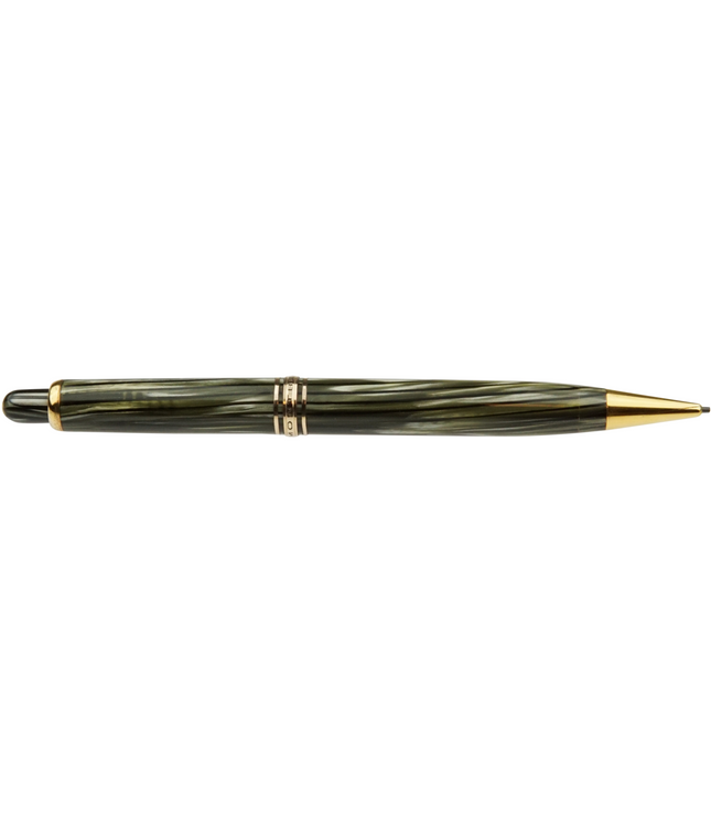 Montblanc PIX Bleistift Nr.172 L Grün Gestreift - Vintage Zelluloid