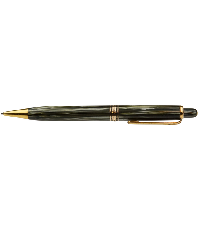 Montblanc PIX Bleistift Nr.172 L Grün Gestreift - Vintage Zelluloid