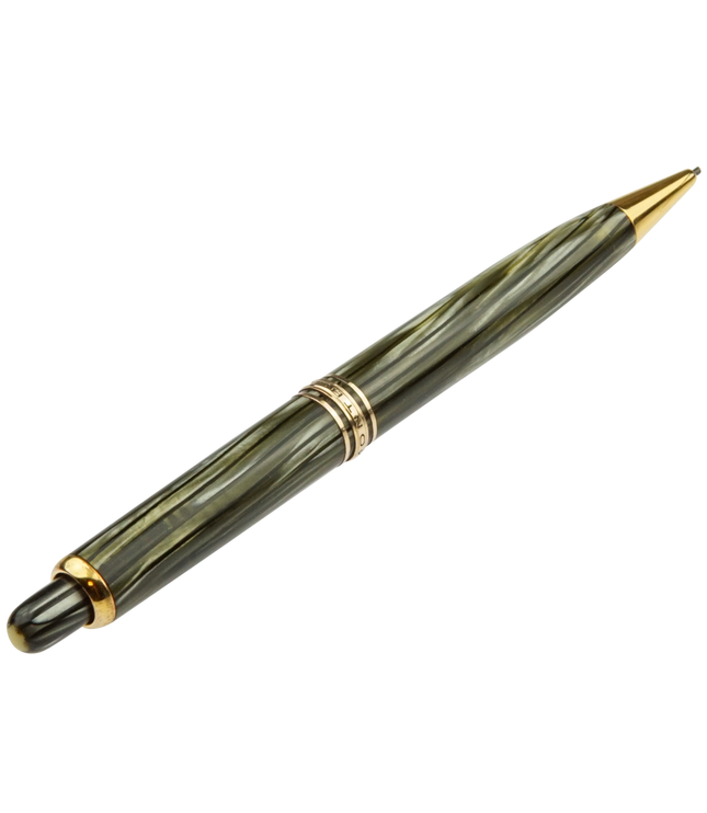Montblanc PIX Bleistift Nr.172 L Grün Gestreift - Vintage Zelluloid