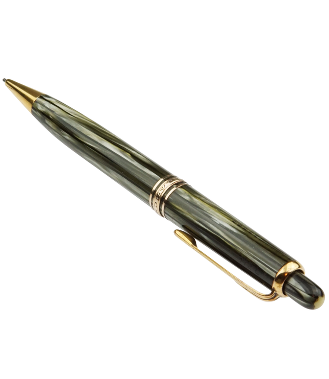 Montblanc PIX Bleistift Nr.172 L Grün Gestreift - Vintage Zelluloid