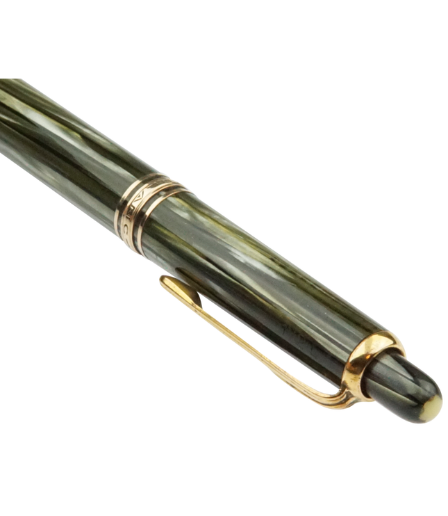 Montblanc PIX Bleistift Nr.172 L Grün Gestreift - Vintage Zelluloid