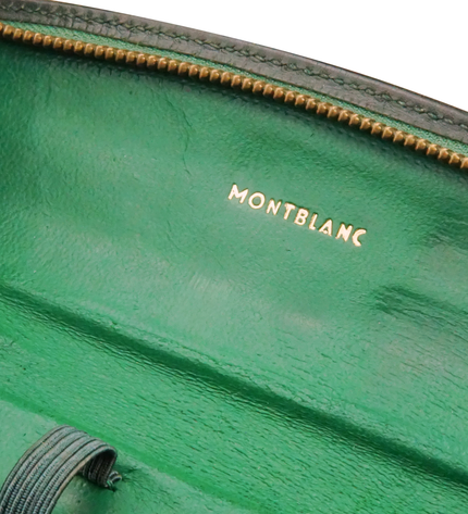 Montblanc Vintage 2er Lederetui Grün