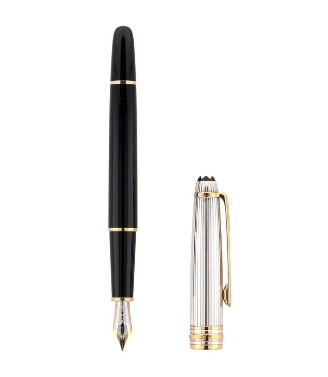 Montblanc Meisterstück Solitaire Doué 925er Sterling Silber Füller No.144 Classique