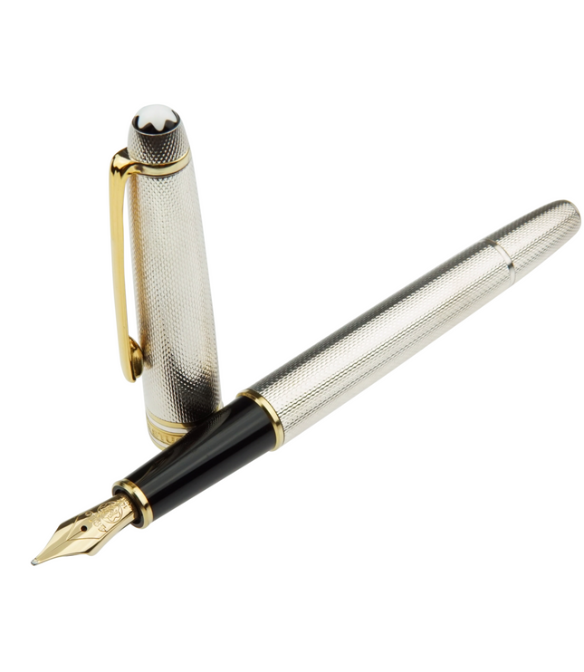 Montblanc Meisterstück Solitaire 925er Sterling Silber Füller No.144 Classique