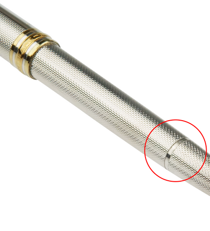 Montblanc Meisterstück Solitaire 925er Sterling Silber Füller No.144 Classique