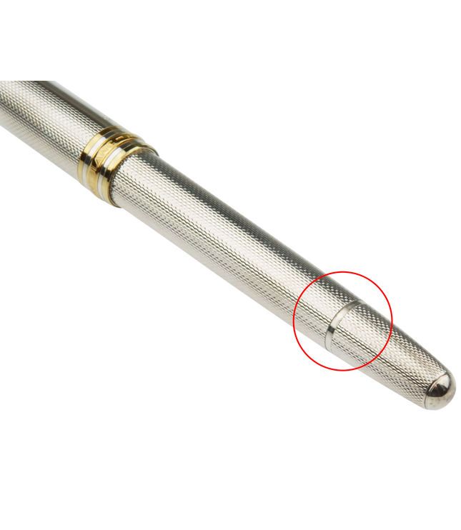Montblanc Meisterstück Solitaire 925er Sterling Silber Füller No.144 Classique